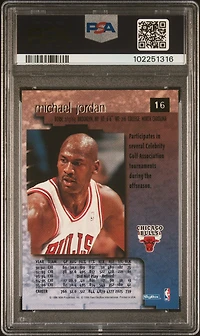 1996 Skybox Premium 16 Michael Jordan PSA