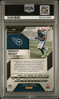 2016 Panini Prizm 298 Derrick Henry Prizm PSA 10