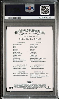 2024 Topps Allen & Ginter 44 Elly De La Cruz PSA 10