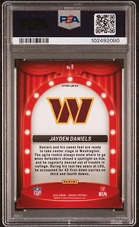 2024 Panini Mosaic Center Stage 8 Jayden Daniels PSA 9