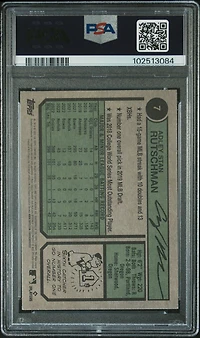 2023 Topps Heritage 7 Adley Rutschman Chrome-blue Sparkle Refractor PSA 9