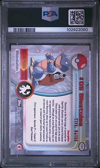 1999 Topps Pokemon Tv 9 Blastoise Foil PSA 9