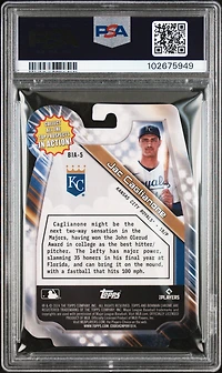 2024 Bowman Draft Bowman In Action Bia5 Jac Caglianone Green Refractor PSA 9