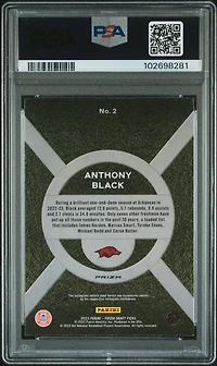 2023 Panini Prizm Draft Picks On Campus 2 Anthony Black PSA 9