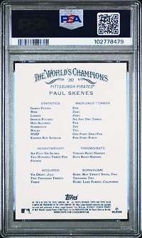 2024 Topps Allen & Ginter 282 Paul Skenes PSA 10