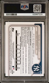 2024 Bowman Chrome Prospect Autographs Cpacd Caleb Durbin PSA 10