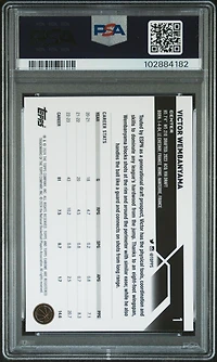 2023 Topps Chrome 1 Victor Wembanyama Prism Refractor PSA 9
