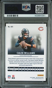 2024 Panini Prestige 401 Caleb Williams PSA 10