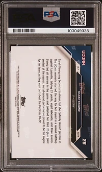 2024 Bowman U Now 26 Sarah Strong PSA 10