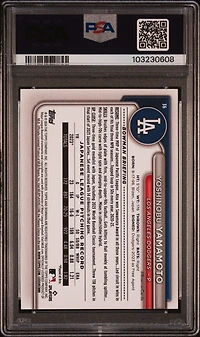 2024 Bowman 36 Yoshinobu Yamamoto PSA 10