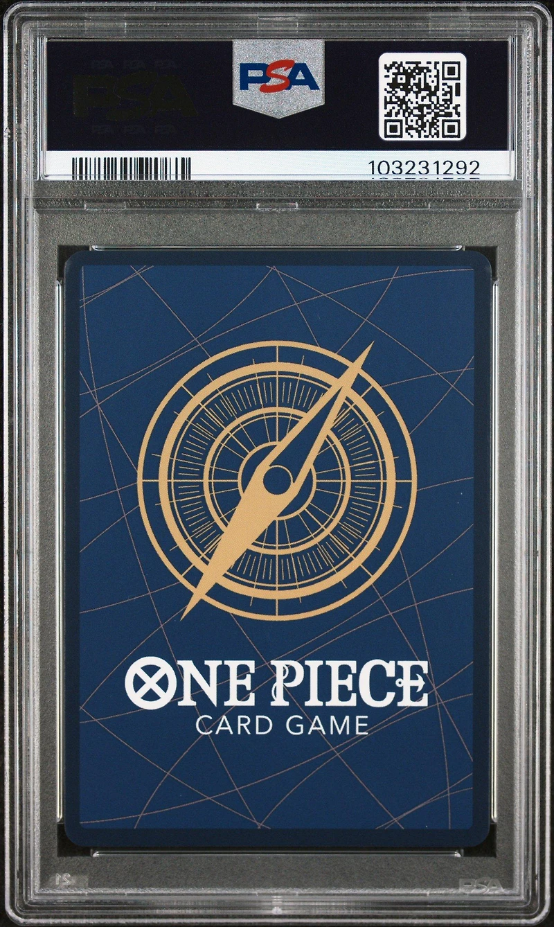 2023 One Piece Op03-pillars Of Strength 009 Donquixote Doflamingo Wanted Alternate Art PSA