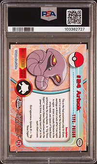2000 Topps Chrome Pokemon T.v. 24 Arbok PSA