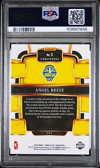 2024 Panini Select Wnba 5 Angel Reese PSA 10