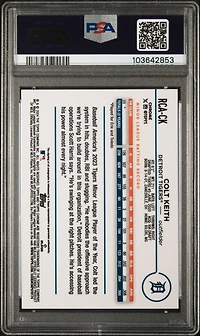 2024 Topps Chrome Logofractor Edition Mlb Refractor Chrome Autographs Rcack Colt Keith PSA 10