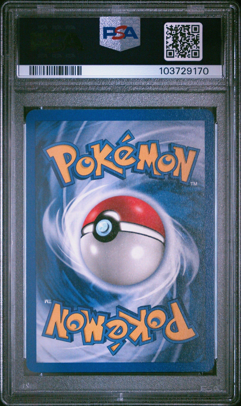 2000 Pokemon Gym Heroes 121 Blaine's Gamble 1st Edition PSA