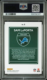 2024 Panini Donruss Downtown! 6 Sam Laporta PSA