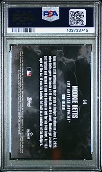 2023 Topps Chrome Update Crushed C5 Mookie Betts PSA 10