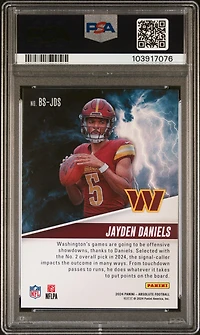 2024 Panini Absolute By Storm Bsjds Jayden Daniels PSA 9