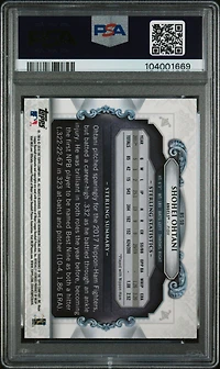 2018 Bowman Chrome Bowman Sterling Continuity Bs-so Shohei Ohtani PSA 10