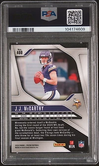 2024 Panini Prizm 400 Jj Mccarthy PSA