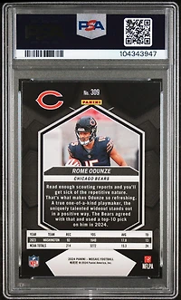 2024 Panini Mosaic 309 Rome Odunze PSA 9