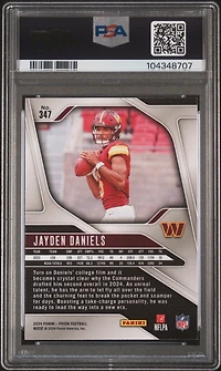 2024 Panini Prizm 347 Jayden Daniels PSA