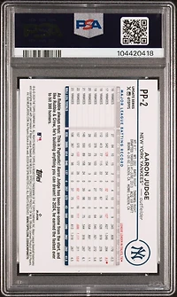 2024 Topps Update Paw Patrol Pp2 Aaron Judge PSA 10