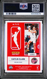 2024 Panini Instant Wnba The Logo Tl15 Caitlin Clark PSA 10