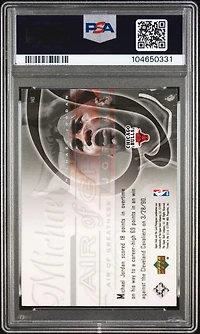 1999 Upper Deck 140 Michael Jordan PSA 8