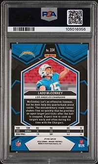 2024 Panini Mosaic 334 Ladd Mcconkey Camo Pink PSA 10