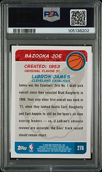 2003 Bazooka 276 Lebron James PSA 9