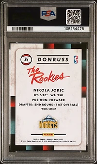 2015 Panini Donruss The Rookies 43 Nikola Jokic PSA 9