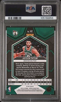 2023 Panini Mosaic 147 Jayson Tatum Genesis PSA 10