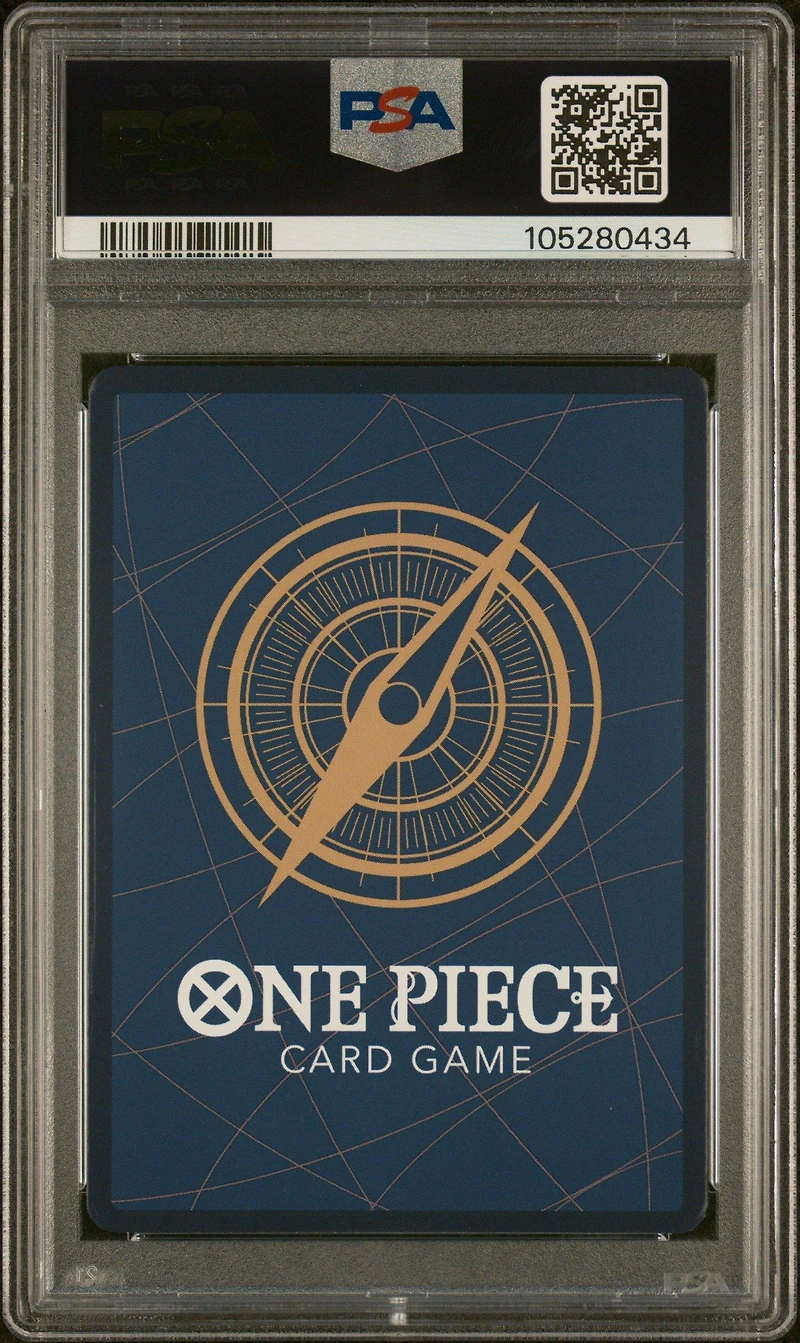 2024 One Piece Ultra Deck St13-the Three Brothers Monkey D. Luffy Black & White Alternate Art PSA 10