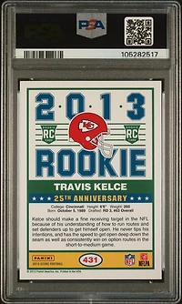 2013 Panini Score 431 Travis Kelce PSA