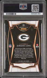 2020 Panini Select Jordan Love Silver Prizm PSA