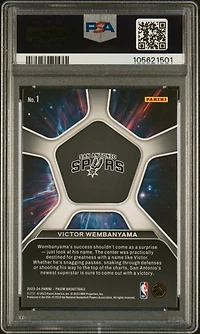 2023 Panini Prizm Deep Space 1 Victor Wembanyama PSA