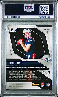 2024 Panini Prizm Rookie Variation 12 Drake Maye PSA