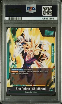 2024 Dragon Ball Super Card Game Fusion World Awakened Pulse Fb01-071 Son Gohan : Childhood Alternate Art PSA 10