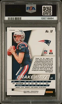 2024 Panini Prizm Prizm Flashback Rookie 10 Drake Maye PSA 10