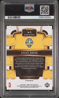 2024 Panini Select Wnba 5 Angel Reese Silver Flash PSA 10