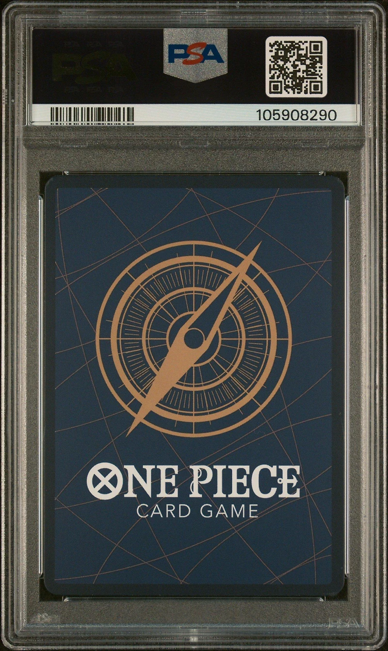 2024 One Piece Promos 043 Monkey D. Luffy 2nd Anniversary Tournament-participation PSA 10