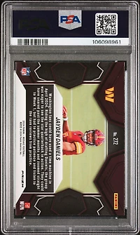 2024 Panini Mosaic 272 Jayden Daniels Camo Red PSA 9