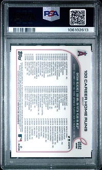 2022 Topps Chrome Update Sapphire Edition 92 Shohei Ohtani PSA