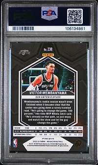 2023 Panini Mosaic 238 Victor Wembanyama Silver PSA 9