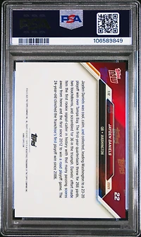 2024 Topps Now 22 Jayden Daniels PSA 10