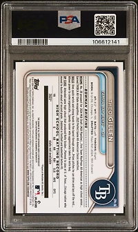 2024 Bowman Draft Sapphire Edition Chrome Sapphire Prospect Autographs Cpatg Theo Gillen Green PSA 10