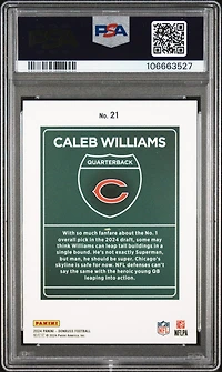 2024 Panini Donruss Downtown! 21 Caleb Williams PSA 9