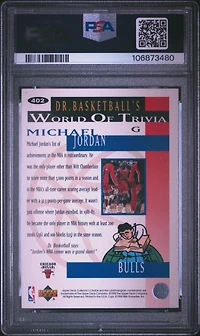 1994 Collector's Choice Michael Jordan Silver Signature PSA 9