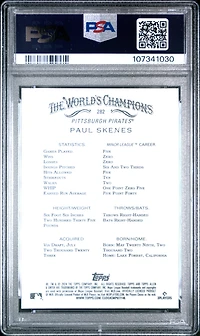 2024 Topps Allen & Ginter 282 Paul Skenes PSA 10